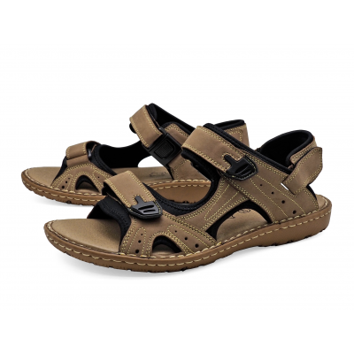 Men Sandals SKA-26 Green Khaki Nubuck
